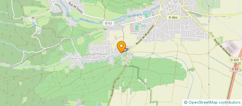 localisation de l'entreprise MONSIEUR GUILLAUME LIEB  BERGHOLTZZELL