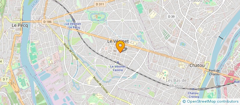 localisation de l'entreprise MONSIEUR GUILLAUME LIGET  LE VESINET