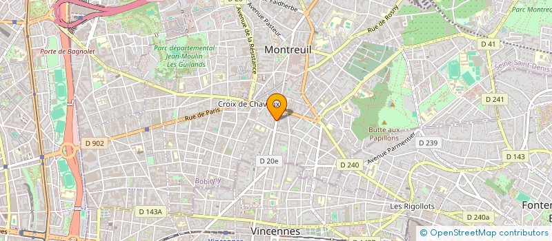 localisation de l'entreprise MONSIEUR GUILLAUME LION à MONTREUIL