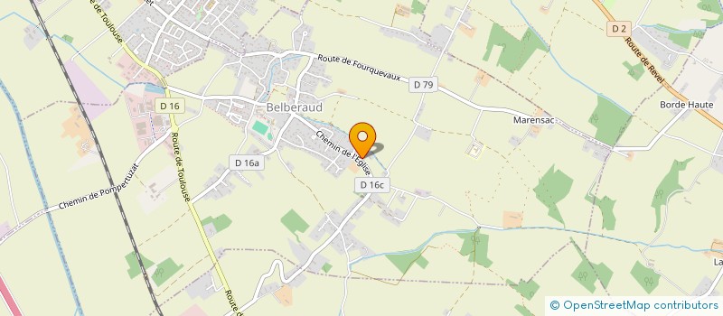 localisation de l'entreprise MONSIEUR GUILLAUME LLAREUS  BELBERAUD