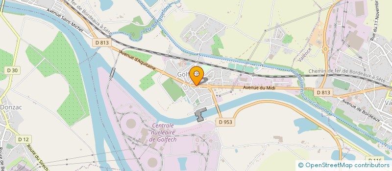 localisation de l'entreprise MONSIEUR GUILLAUME LODETTI à GOLFECH