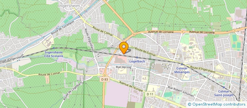 localisation de l'entreprise MONSIEUR GUILLAUME LOEFFLER  WINTZENHEIM