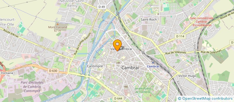 localisation de l'entreprise MONSIEUR GUILLAUME LOISEAU  CAMBRAI