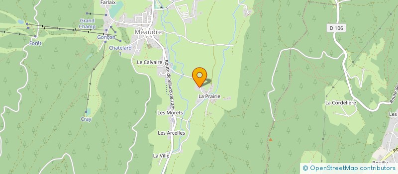 localisation de l'entreprise MONSIEUR GUILLAUME LOISEL à AUTRANS-MEAUDRE EN VERCORS