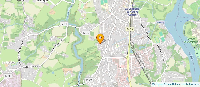 localisation de l'entreprise MONSIEUR GUILLAUME LOISEL  LA CHAPELLE-SUR-ERDRE