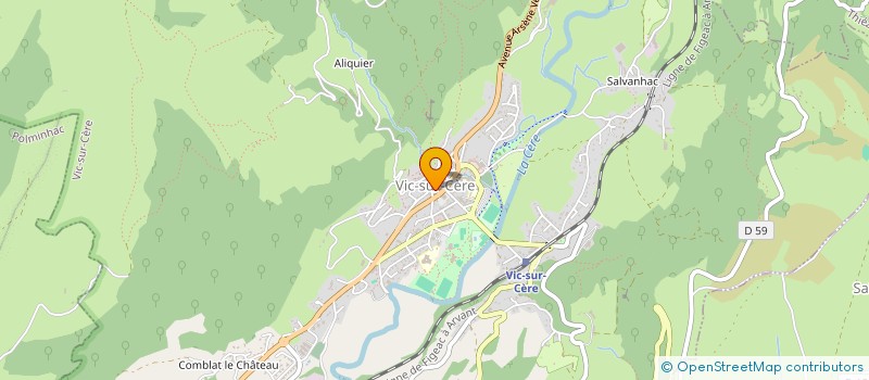 localisation de l'entreprise MONSIEUR GUILLAUME LOMBARD à VIC-SUR-CERE