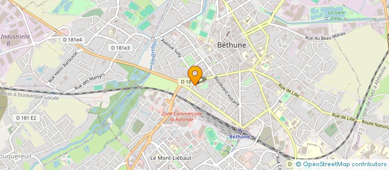 localisation de l'entreprise MONSIEUR GUILLAUME LOOCK  BETHUNE