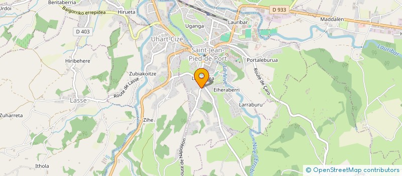 localisation de l'entreprise MONSIEUR GUILLAUME LOPEPE  SAINT-JEAN-PIED-DE-PORT