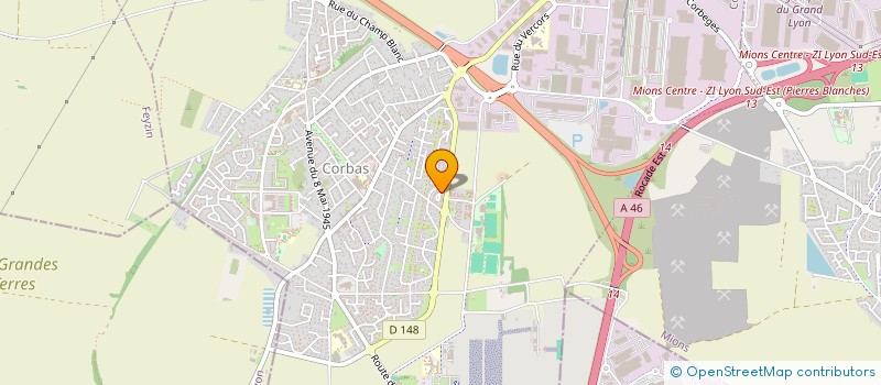 localisation de l'entreprise MONSIEUR GUILLAUME LOPES à CORBAS