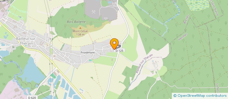 localisation de l'entreprise MONSIEUR GUILLAUME LOPEZ  BAILLEUL-SUR-THERAIN