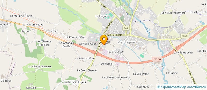 localisation de l'entreprise MONSIEUR GUILLAUME LORAND  MERDRIGNAC