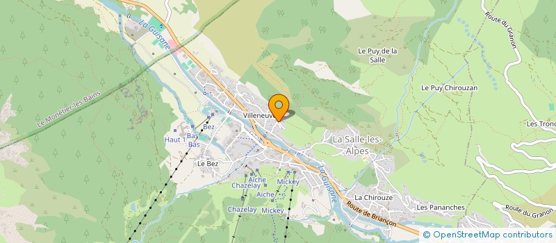 localisation de l'entreprise MONSIEUR GUILLAUME LOSLIER  LA SALLE-LES-ALPES