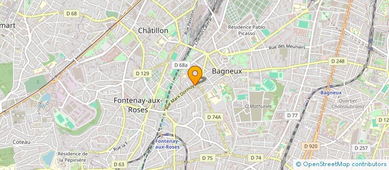 localisation de l'entreprise MONSIEUR GUILLAUME LOTTIN à FONTENAY-AUX-ROSES