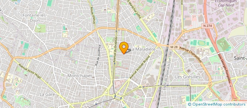 localisation de l'entreprise MONSIEUR GUILLAUME LOUET à DIJON