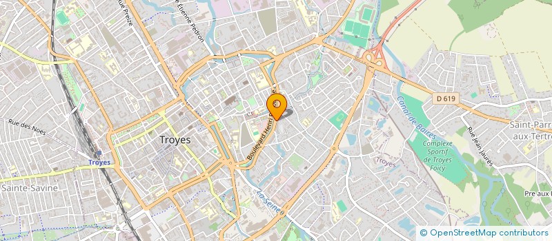 localisation de l'entreprise MONSIEUR GUILLAUME LOUIS  TROYES