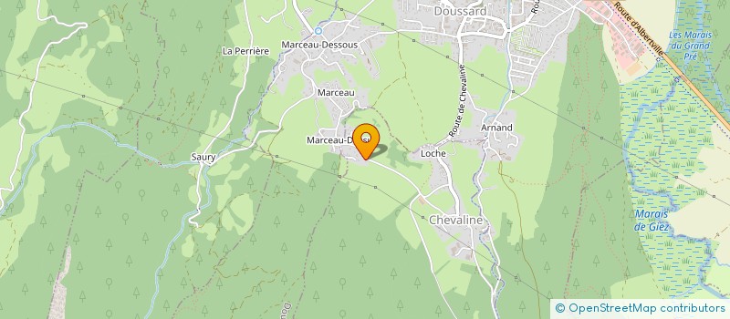 localisation de l'entreprise MONSIEUR GUILLAUME LOURDIN  TALLOIRES-MONTMIN