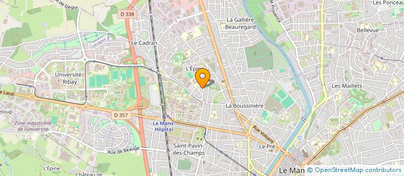 localisation de l'entreprise MONSIEUR GUILLAUME LOUVEAU à LE MANS