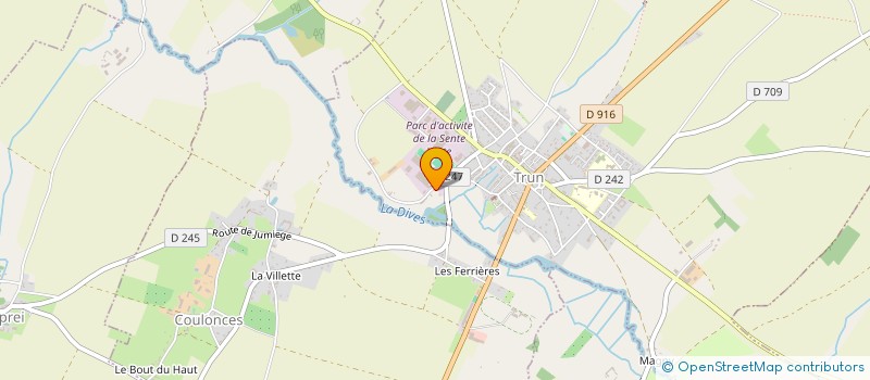localisation de l'entreprise MONSIEUR GUILLAUME LOUVET à TRUN