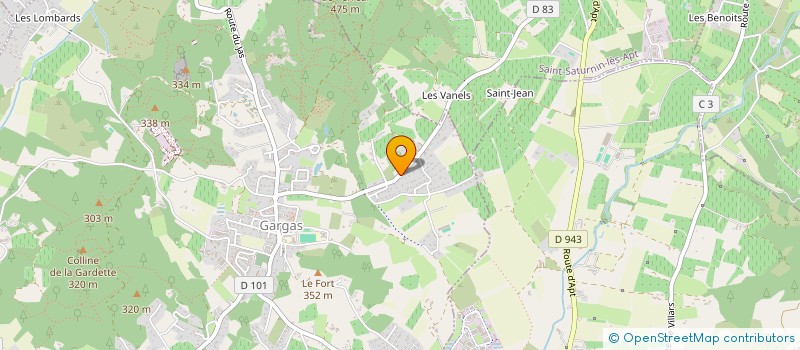 localisation de l'entreprise MONSIEUR GUILLAUME LUC  GARGAS