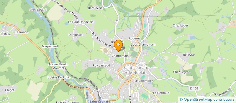 localisation de l'entreprise MONSIEUR GUILLAUME LUCAS DE LESTANVILLE  SAINT-LEONARD-DE-NOBLAT