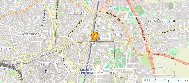 localisation de l'entreprise MONSIEUR GUILLAUME LUCE à DIJON