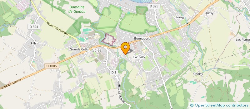 localisation de l'entreprise MONSIEUR GUILLAUME LUCIANI  SCIEZ