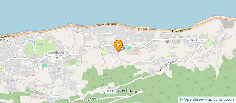 localisation de l'entreprise MONSIEUR GUILLAUME LUGRIN  LUGRIN