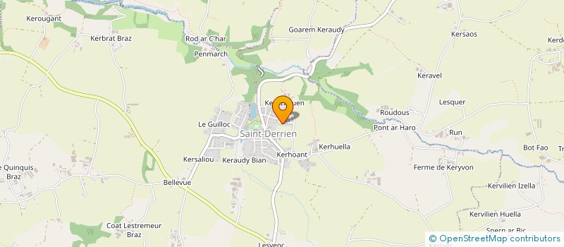 localisation de l'entreprise MONSIEUR GUILLAUME LUKOWIAK  SAINT-DERRIEN