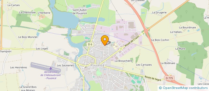 localisation de l'entreprise MONSIEUR GUILLAUME LUSSAULT  OMBREE D'ANJOU