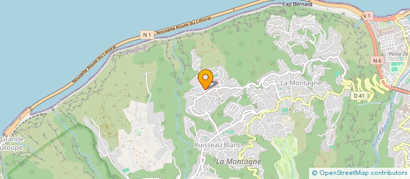 localisation de l'entreprise MONSIEUR GUILLAUME M'TIMA  SAINT-DENIS