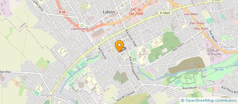 localisation de l'entreprise MONSIEUR GUILLAUME MACKOWIAK  LIEVIN