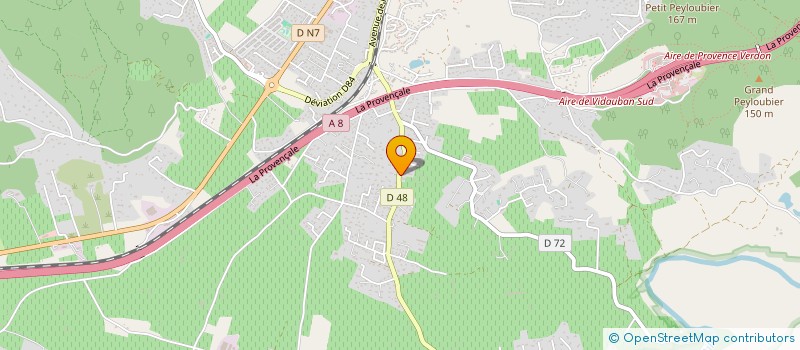 localisation de l'entreprise MONSIEUR GUILLAUME MAGNAN  VIDAUBAN