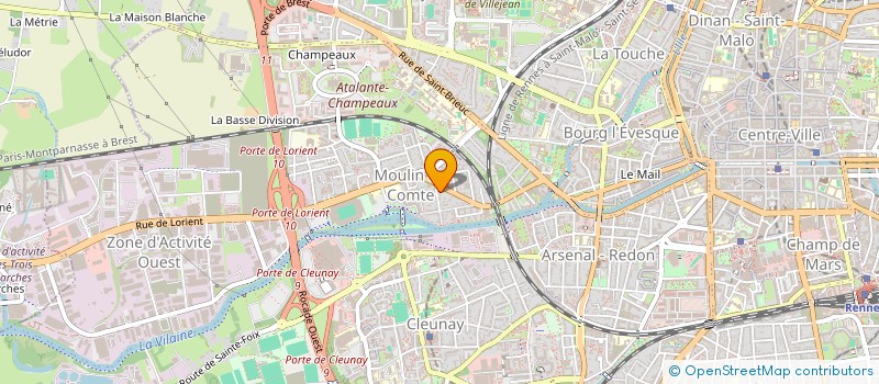 localisation de l'entreprise MONSIEUR GUILLAUME MAHE  RENNES