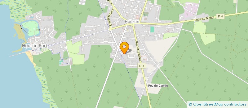 localisation de l'entreprise MONSIEUR GUILLAUME MAIGNE  HOURTIN