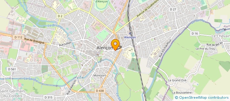 localisation de l'entreprise MONSIEUR GUILLAUME MAILLARD à ALENCON