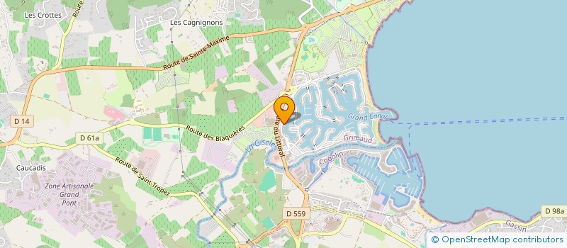 localisation de l'entreprise MONSIEUR GUILLAUME MAILLARD à GRIMAUD