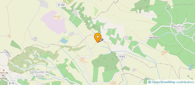 localisation de l'entreprise MONSIEUR GUILLAUME MALAFOSSE  BELVEZE-DU-RAZES