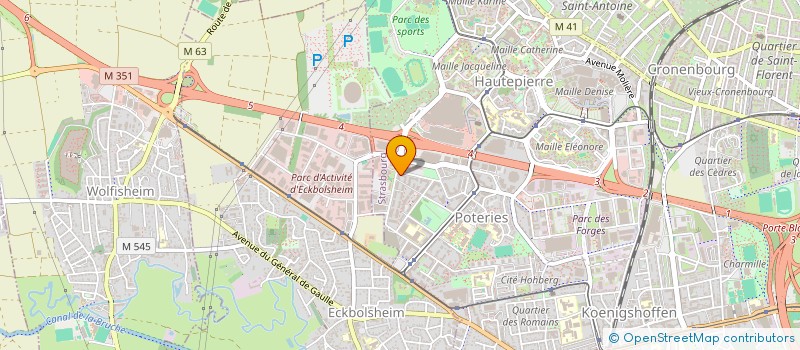 localisation de l'entreprise MONSIEUR GUILLAUME MALEK  STRASBOURG