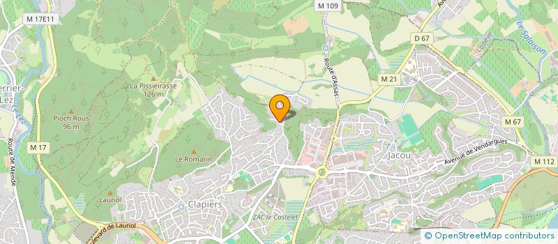 localisation de l'entreprise MONSIEUR GUILLAUME MALTA  CLAPIERS