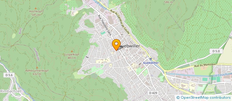 localisation de l'entreprise MONSIEUR GUILLAUME MANGIN à GUEBWILLER
