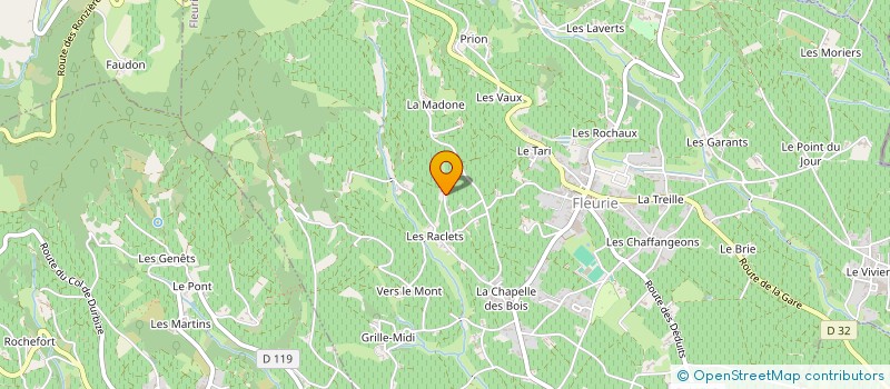 localisation de l'entreprise MONSIEUR GUILLAUME MANIN à FLEURIE