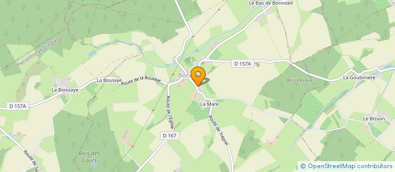 localisation de l'entreprise MONSIEUR GUILLAUME MANOURY  BONNIL