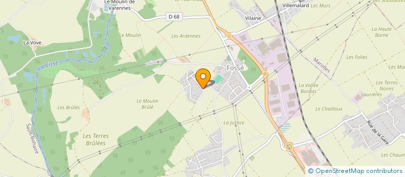 localisation de l'entreprise MONSIEUR GUILLAUME MARCADET  FOSSE