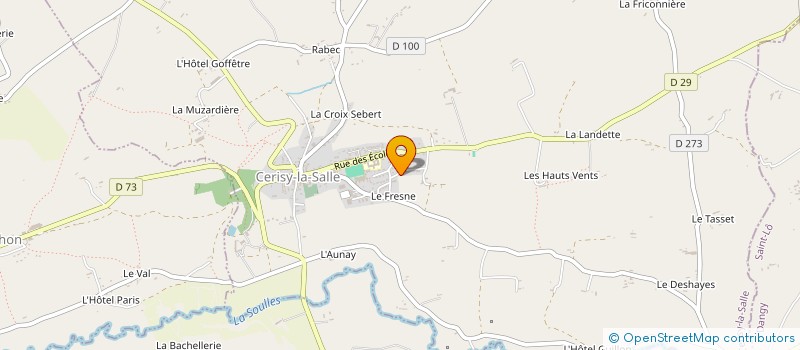 localisation de l'entreprise MONSIEUR GUILLAUME MARCHAND à CERISY-LA-SALLE