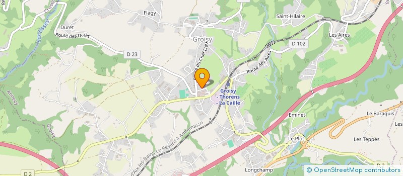 localisation de l'entreprise MONSIEUR GUILLAUME MARCK  GROISY