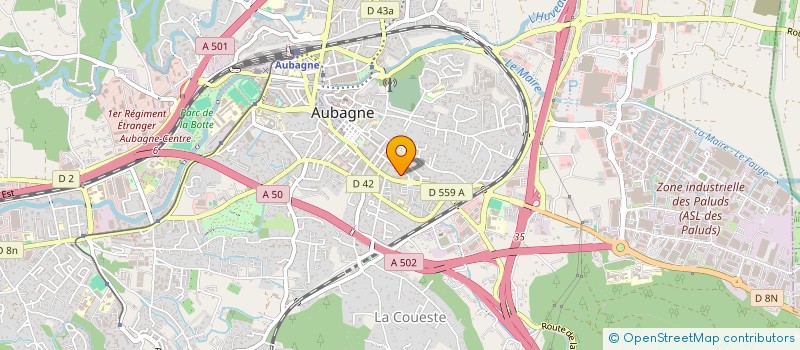 localisation de l'entreprise MONSIEUR GUILLAUME MARGHERITI à AUBAGNE