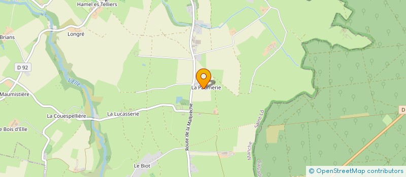 localisation de l'entreprise MONSIEUR GUILLAUME MARGUET  CERISY-LA-FORET