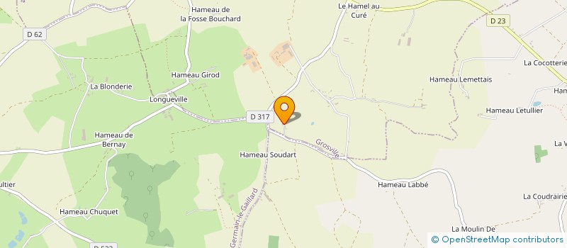 localisation de l'entreprise MONSIEUR GUILLAUME MARIE  GROSVILLE