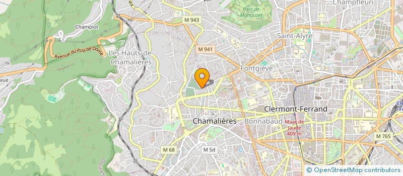 localisation de l'entreprise MONSIEUR GUILLAUME MARIE CATHERINE à CHAMALIERES