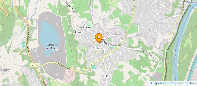 localisation de l'entreprise MONSIEUR GUILLAUME MARIN  MILLERY